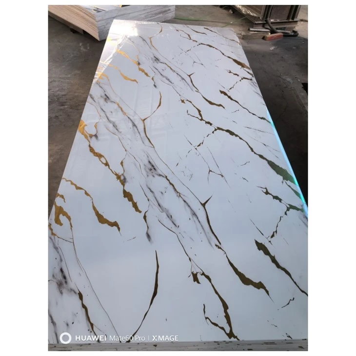 Panel Wal PVC Gorchudd UV Mármol